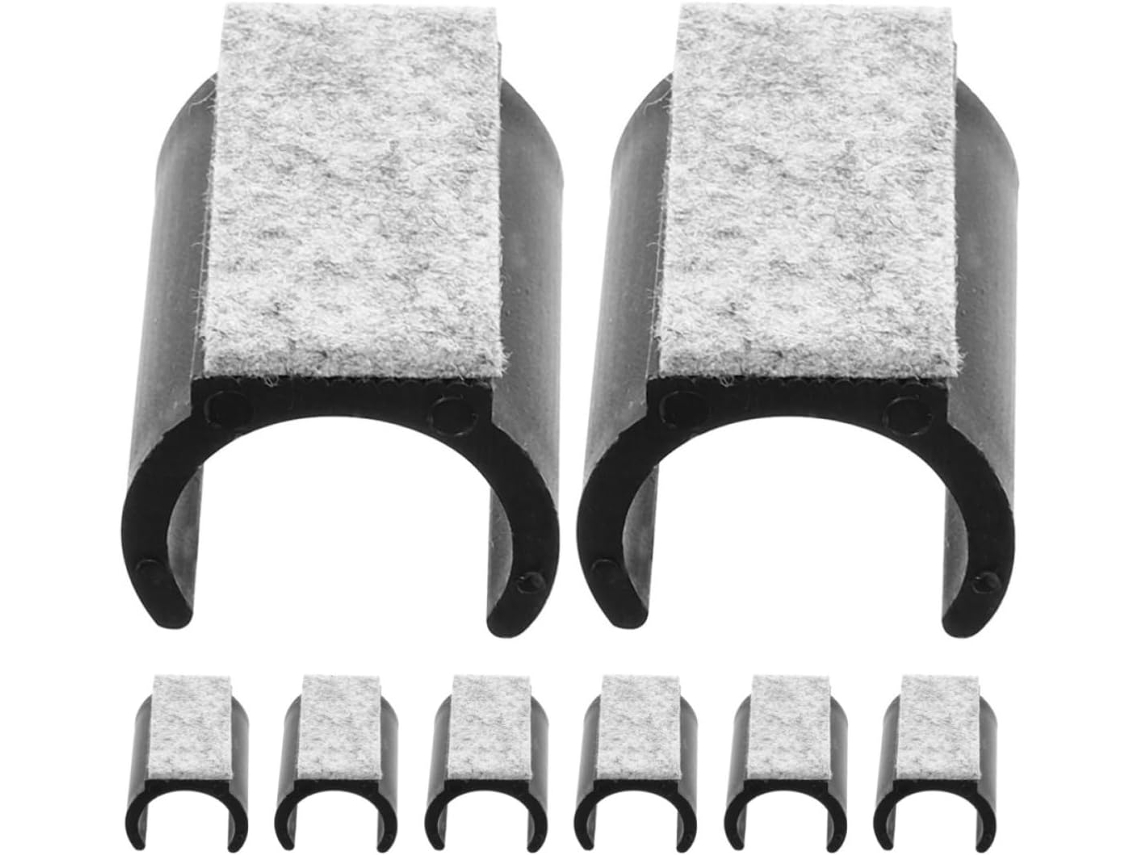 Protetores De Pés Cadeira, 8-almofadas De Feltro Antiderrapantes, Formato Adaptável Para Móveis, Proteção Silenciosa E