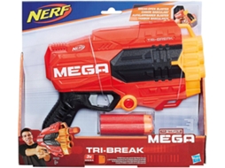 NERF Lançador N-Strike Mega Tri-Break NERF (Multicor - Idade Mínima: 8 Anos)