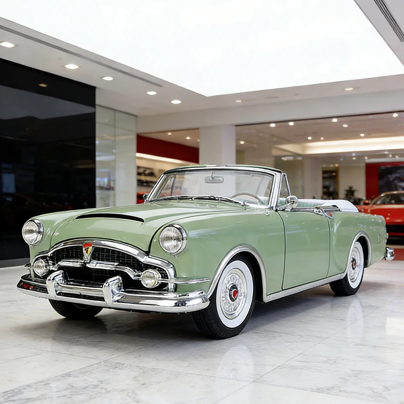 (verde) Miniaturas De Carros E Carrinhos De Brinquedo Em Liga Metálica Fundida Na Escala 1:28