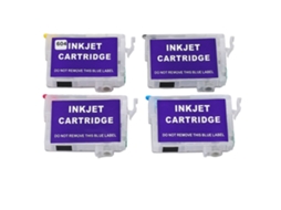 Cartucho de Tinta Vazio Recarregável 4 Cores com Chip Permanente para Epson Expression Home XP 2200 XP 3200 XP 4200 e Workforce WF2910DWF