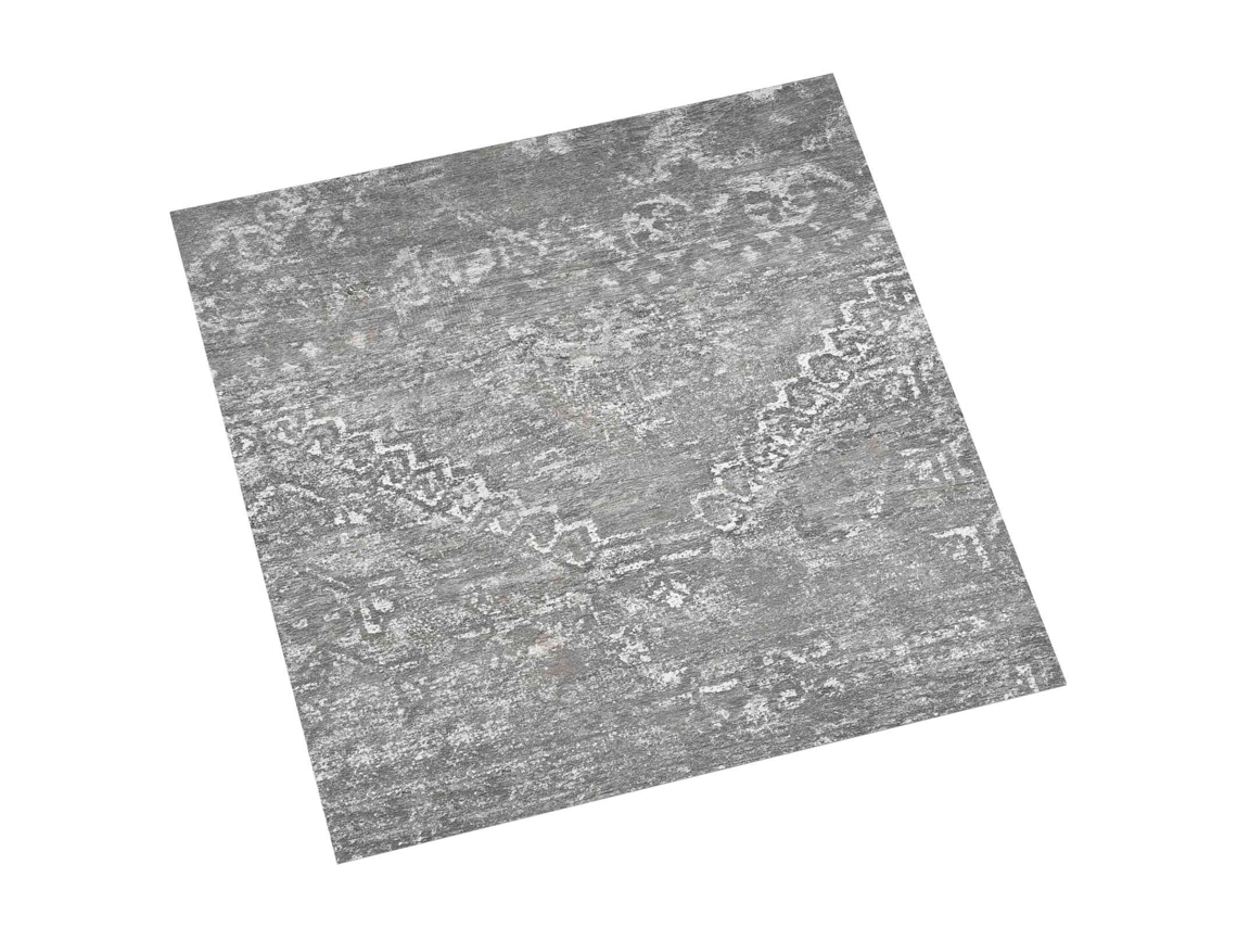 Conjunto 20 Pranchas De Piso Vidaxl Cinzento Pvc (30,5 X 30,5 Cm)