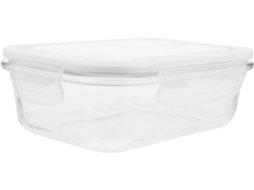 Recipiente Retangular De Vidro Para Alimentos Com Capacidade 700ml