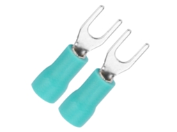 Conjunto De Terminais Para Fios Elétricos Laxiscreed Com 250 Peças, Conectores De Garfo Verde
