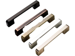 1 Peça De Puxador Armário Em Liga Zinco Preto Para Guarda Roupa, Cozinha, Gaveta, Porta E Móveis Preto, 224mm