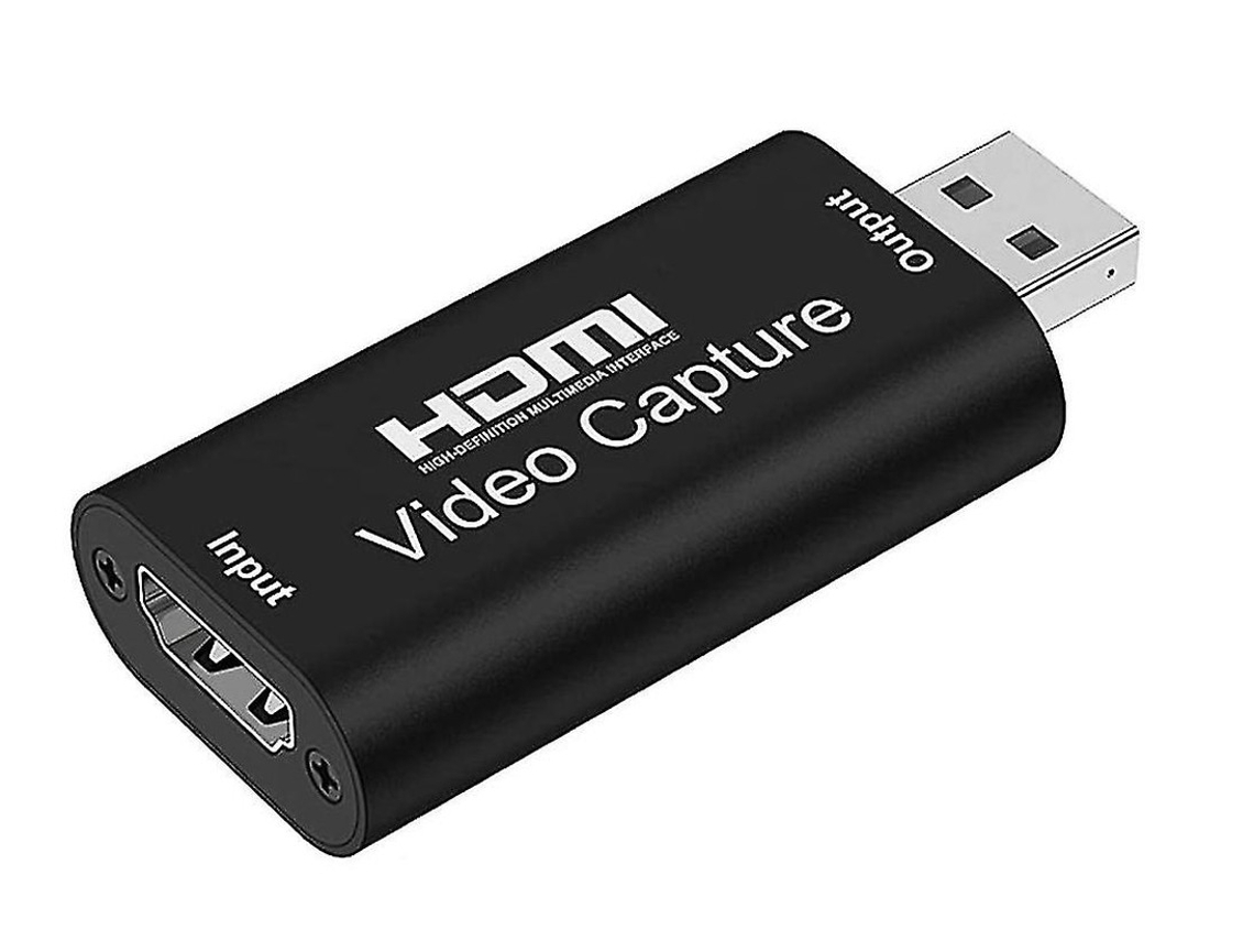 Placa De Captura De Áudio E Vídeo 4k 1080p Usb 2.0, Hdmi, Para Windows, Android, Mac Etc Preto