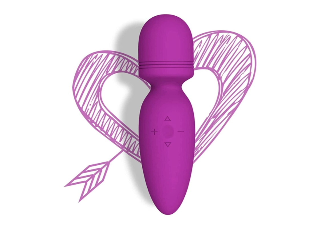 Vibrador adulto, Mini massageador de haste, Pequeno massageador portátil, Massageador pessoal vestível, Vermelho