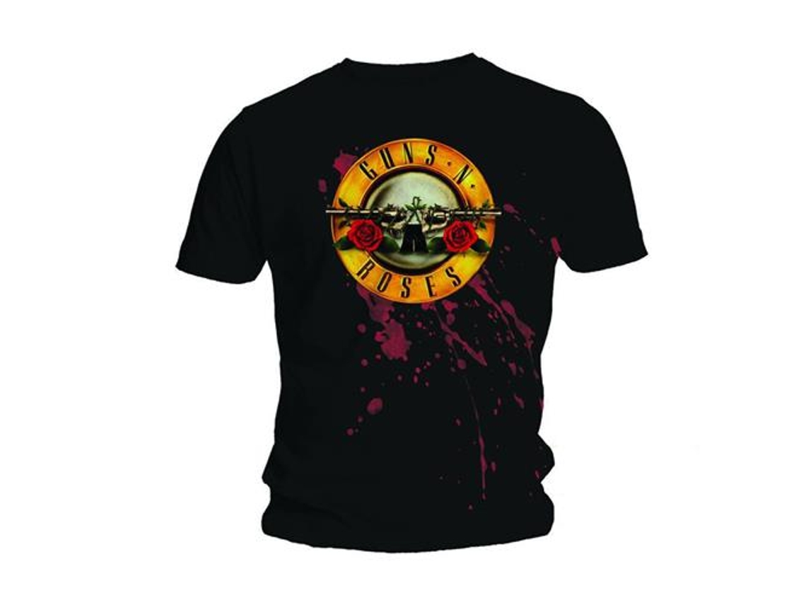 T-Shirt ROCK OFF Guns N Roses - Bullet Preto (Tamanho: XXL)