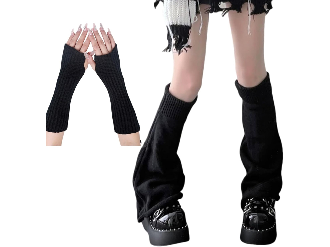 Luvas de Inverno Listradas com Polainas SFUSHOS