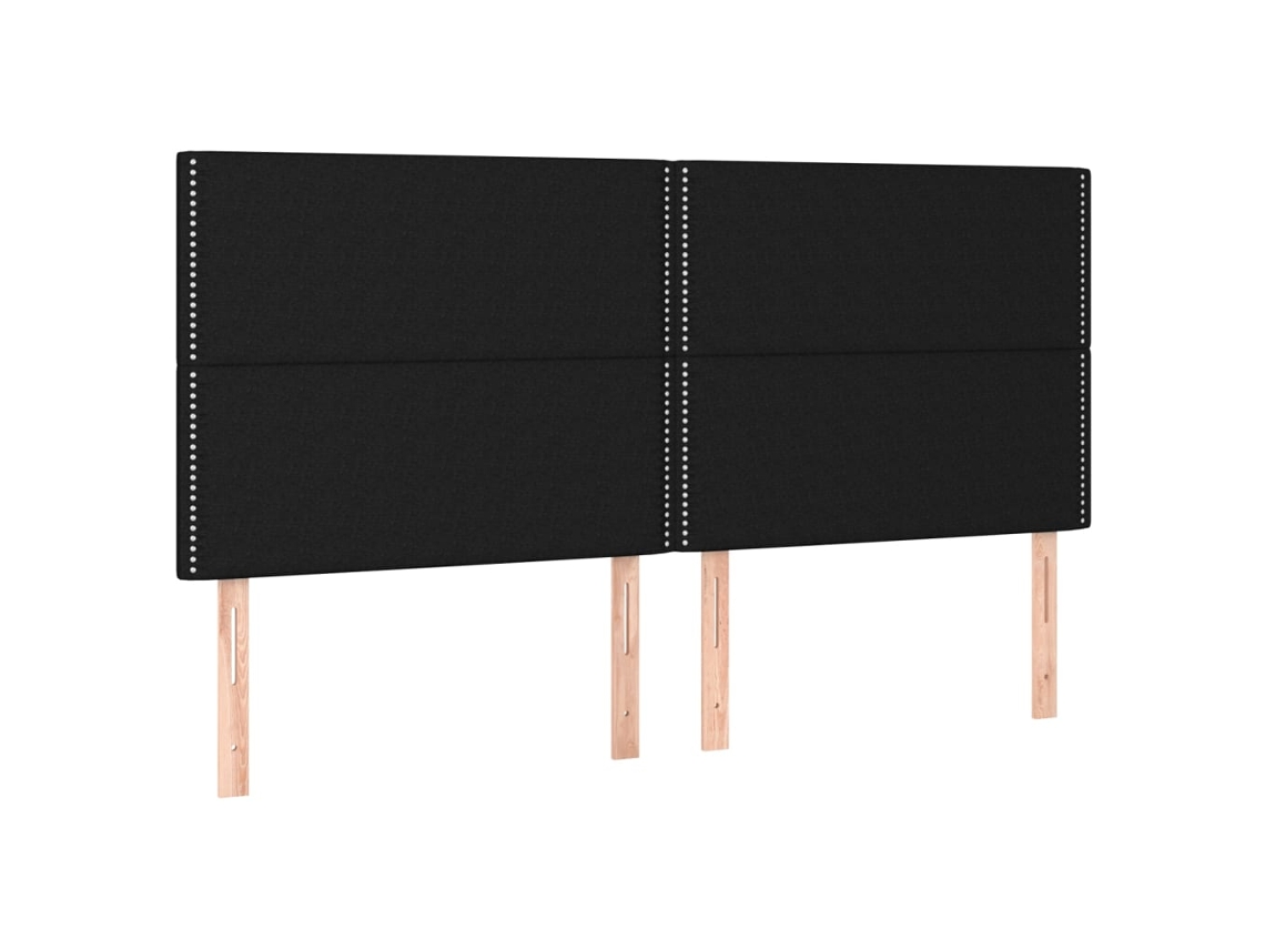 Headboard, Headboards Vidaxl Preto Tecido (200 Cm)