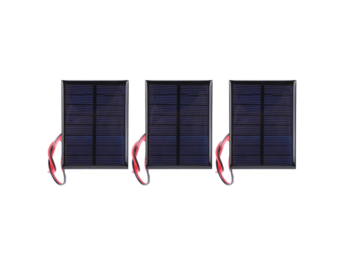 3 Painéis Solares de Célula de Silício | S/MARCA