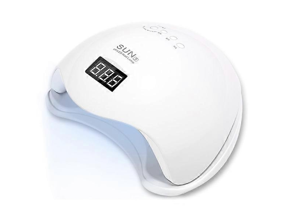 Lâmpada Uv/led De 48 W Com Função De Temporizador, Branca