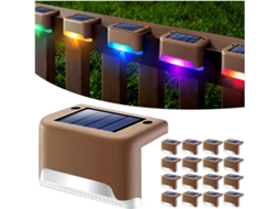 Luzes Solares para Deck, Conjunto com 16 Unidades AQUAFORGE