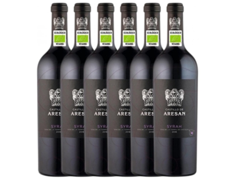 Vinho CASTILLO DE ARESAN Castillo De Aresan Syrah Vino De La Tierra De Castilla Crianza (0.75 L - 6 unidades)