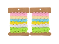 Fita Zigue zague Colorida Diy 2 Peças