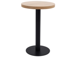 Conjunto 1 Mesa Bistrô Vidaxl Marrom Mdf