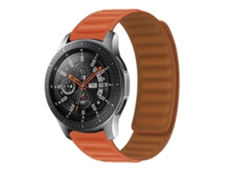 Pulseira De Silicone Magnética Em Cores Contrastantes