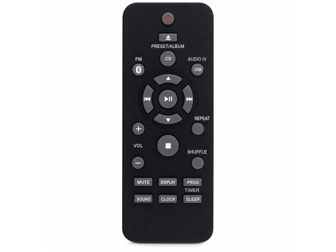 Comando À Distância De Substituição Compatível Com Philips Btm2280 Para Sistema De Áudio Cd Bluetooth_zhd