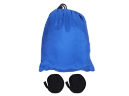 Rede de Dormir Dupla Portátil para Camping e Viagens, com Alça para Árvore CHABERLU (azul)
