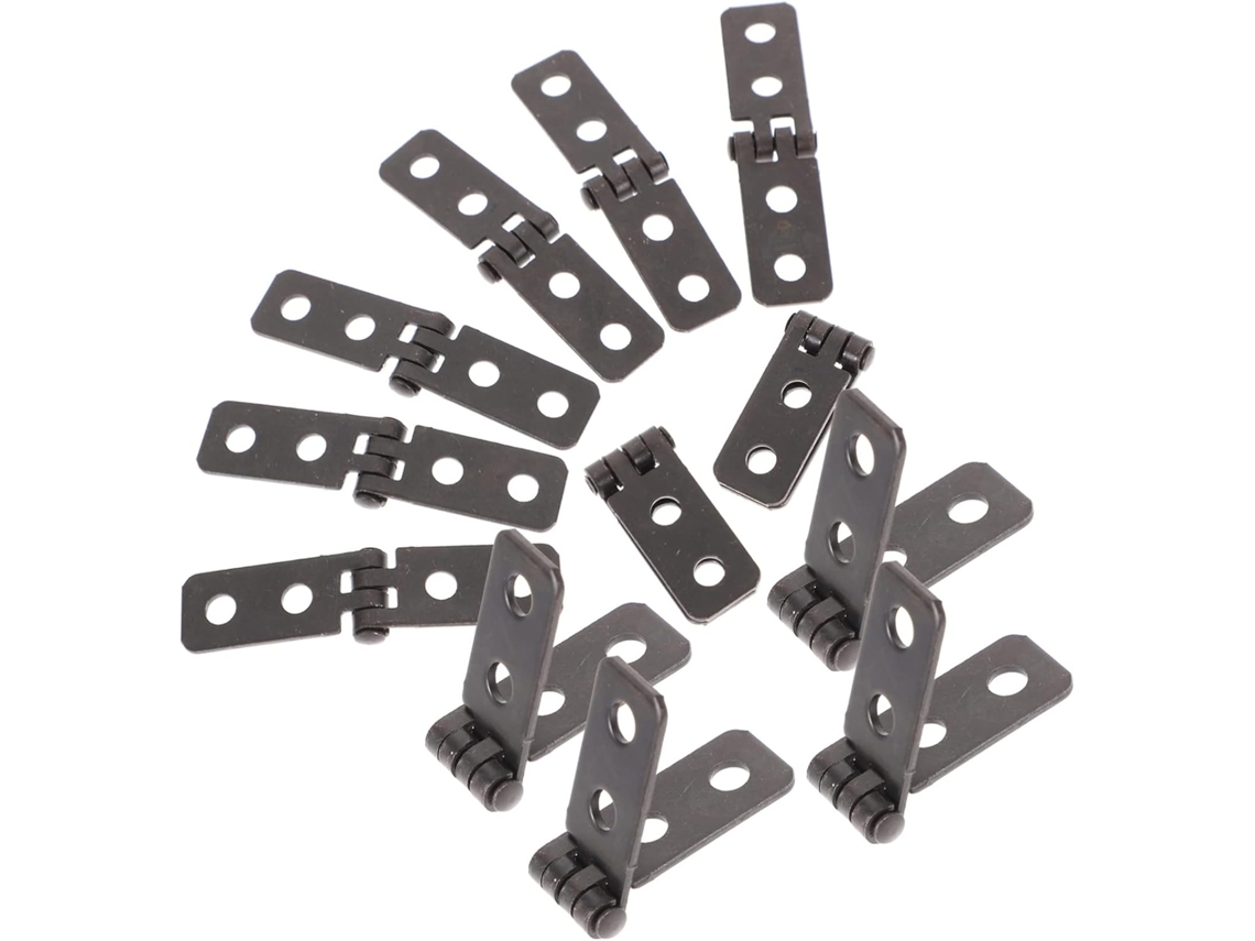 Conjunto De 12 Dobradiças Pequenas Dobráveis Para Móveis E Armários,