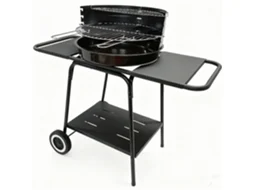 Churrasqueira Carvão 2 Grelhas 95x48x83cm Preto Miramar COLEÇÃO BBQ