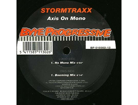 Vinil Axis On Mono Byte Progressive