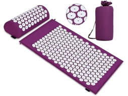 Conjunto De Acupressão Almofada De Tapete Acupressão Para Relaxamento E Massagem Relaxantes, Alívio Da Dor Nas Costas, Na Cabeça E No Pescoço