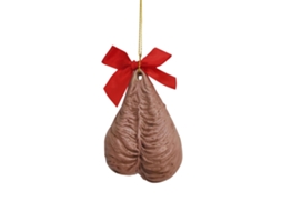 Laxiscreed Enfeite De Natal Com Laço E Ovo Para Decoração Festiva E Divertida