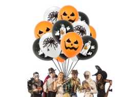 Mali Halloween Balls 12 Polegadas Abóbora Fantasma Teia de Aranha Decoração Fiesta