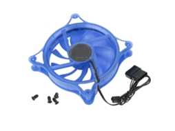 Fan-l17 Mini 120mm Led Halo Cooler Silencioso Para Computador Radiador Azul