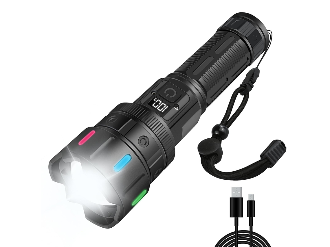 Elysve Lanterna Led, Recarregável, Usb-c
