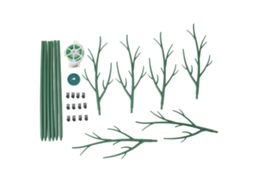 Estacas de Suporte para Plantas Verdes Removíveis 70cm Kit Completo S/MARCA