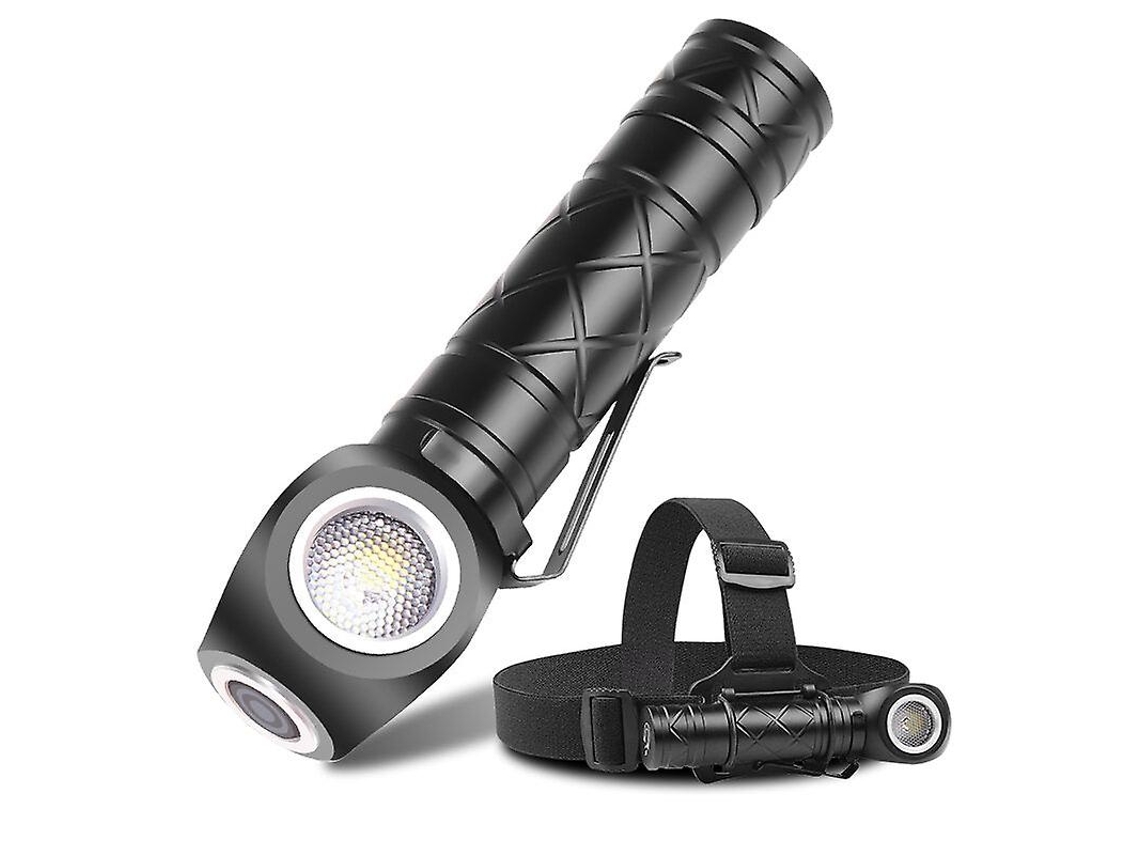 Farol Led Potente De 800 Lm, Farol Super Brilhante Portátil Recarregável Por Usb À Prova Dágua Para Trabalho, Caça E Acampamento. Loja Olysi