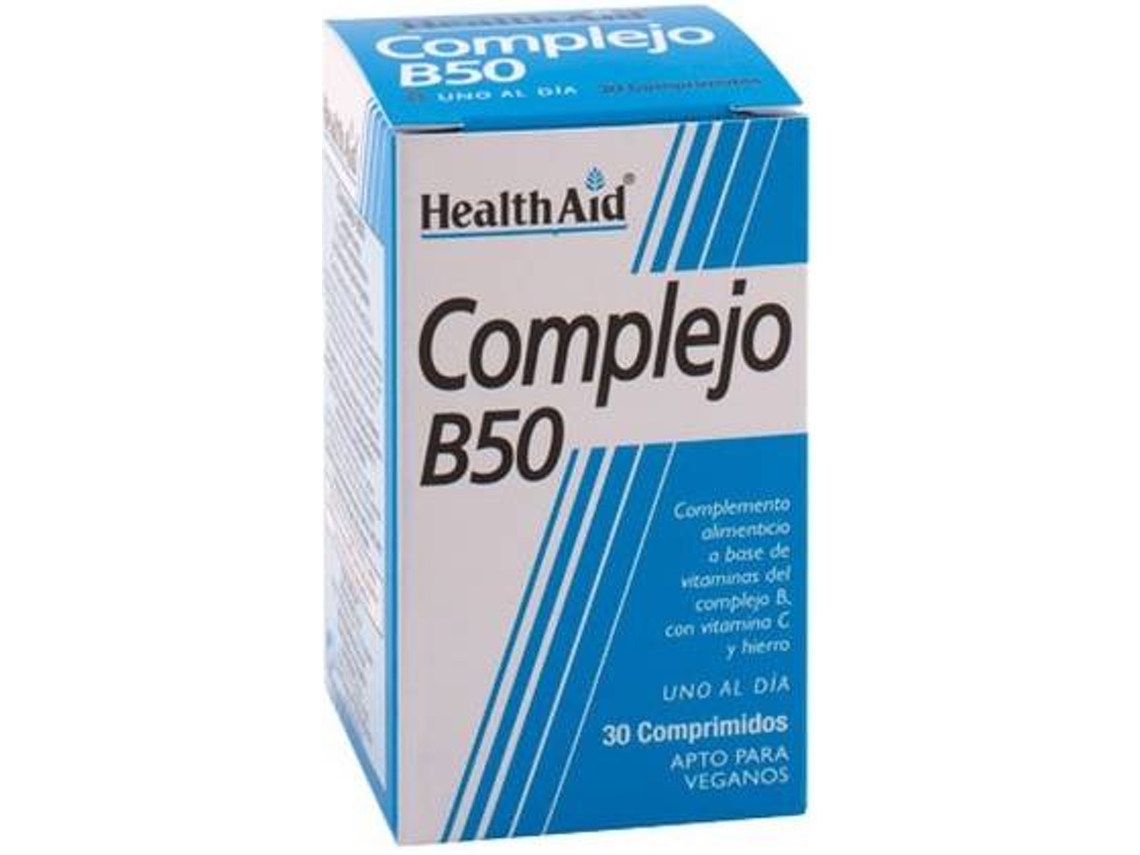 Suplemento Alimentar HEALTH AID Complex B (30 comprimidos)