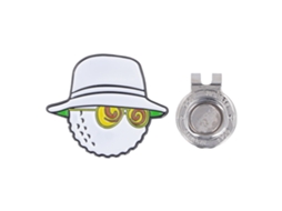 Pinças para Gorra com Marcador de Bola de Golfe Leves Magnéticas Desmontáveis para Mulheres e Homens Branco | S/MARCA