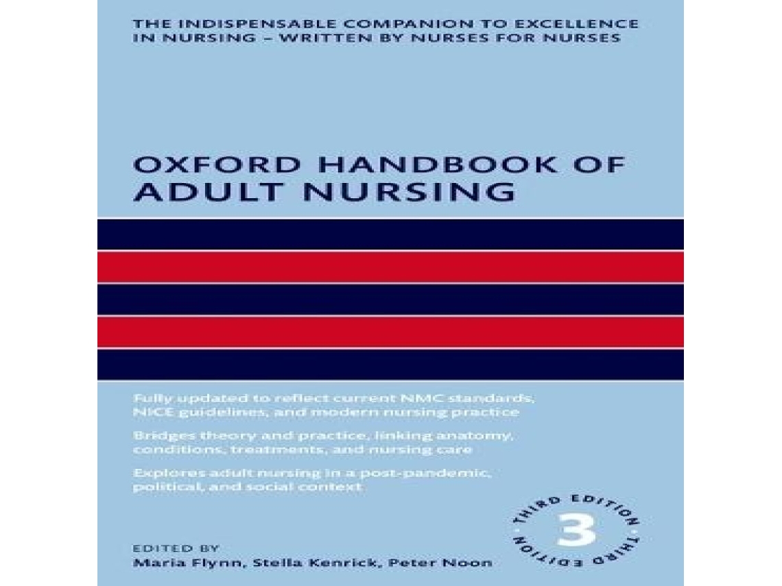 Livro Oxford Handbook of Adult Nursing de Oxford University Press (Inglês)