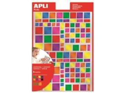 Gommetes Quadradas 756 Pastilhas Metalizadas Apli Agipa