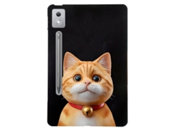 Capa Protetora Fina E Flexível Com Estampa De Gato Pelo Curto Para Lenovo Tab P12 Pro 12.7 2025 / Xiaoxin Pad . Tuotuo (2025)