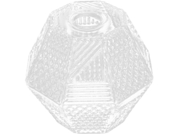 Luminária De Teto De Vidro Transparente Para Quarto Ou Banheiro.