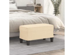 Bench, Benches Vidaxl Creme Tecido (70 X 35 X 41 Cm)
