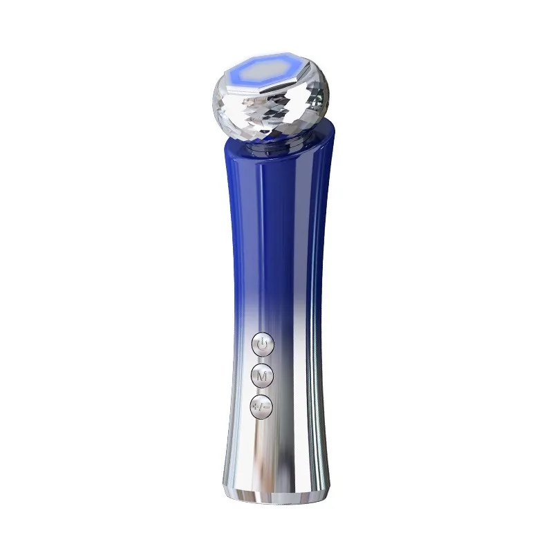 (azul) Massageador Facial Multifuncional, Vibratório, Aparelho De Beleza Para Uso Doméstico