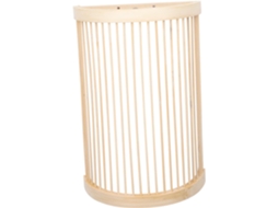 Luminária de Parede em Bambu Natural Trançado, Tamanho Compacto, Feita À Mão, para Interiores, Decoração. SFUSHOS