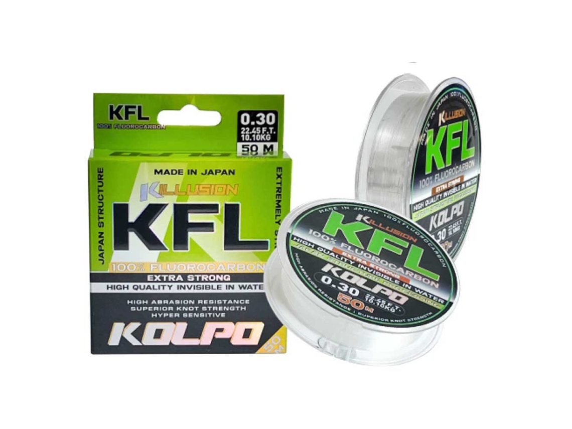 Fluorcarbono Kfl 50 M Transparente 0.400 Mmkolpo