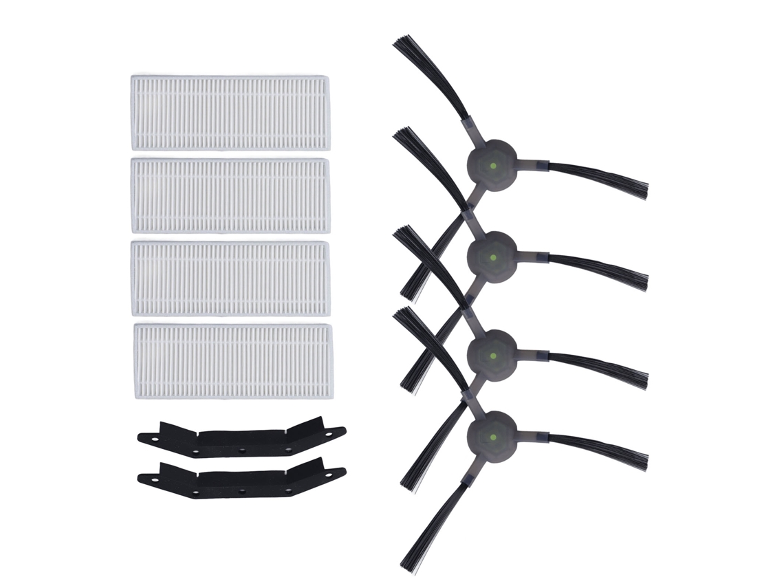 Conjunto de Peças de Reposição para Aspirador Lefant M210 M210s M213 K2 K3 K4: Escovas Laterais Filtros Raspe chão