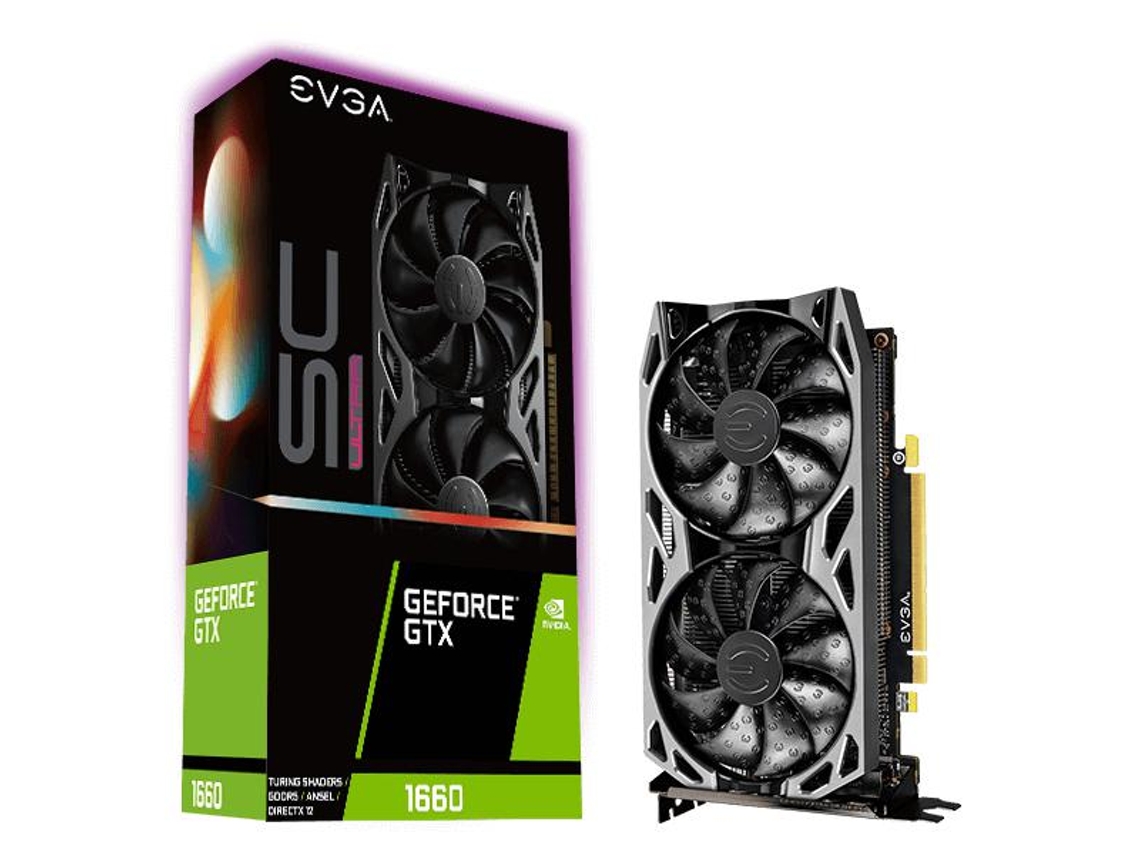 Placa Gráfica EVGA GeForce GTX 1660 (NVIDIA - 6 GB GDDR5)