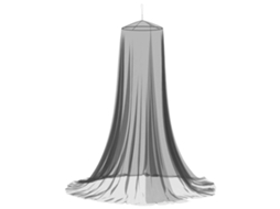 Vidaxl Rede Mosquiteira Para Cama 156 Mesh 156 Mesh Preto Ø56 X 220 Cm