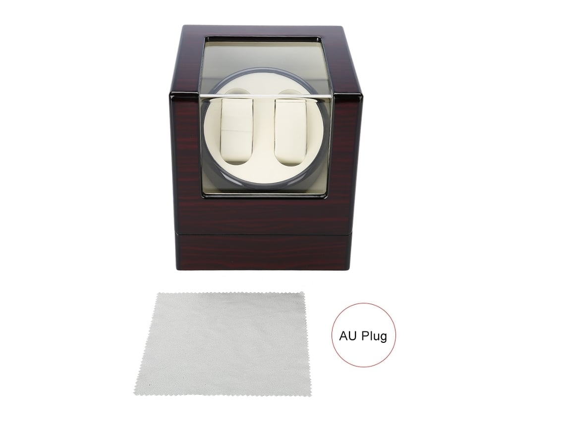 Red And White Mechanical Automatic Watch Winding Case