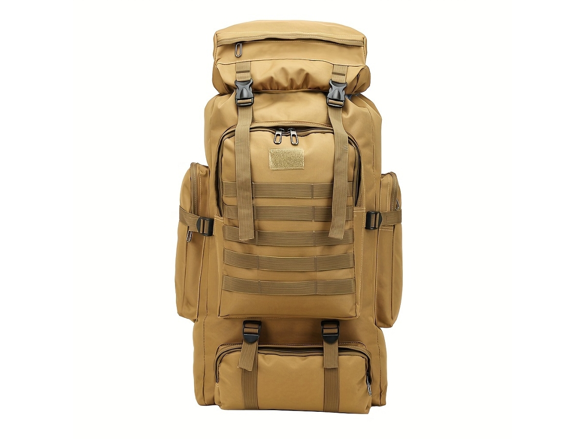 Mochila De Caminhada Dobrável Em Poliéster Com Fechamento Por Cordão E Alça Ajustável (não Inclusa).
