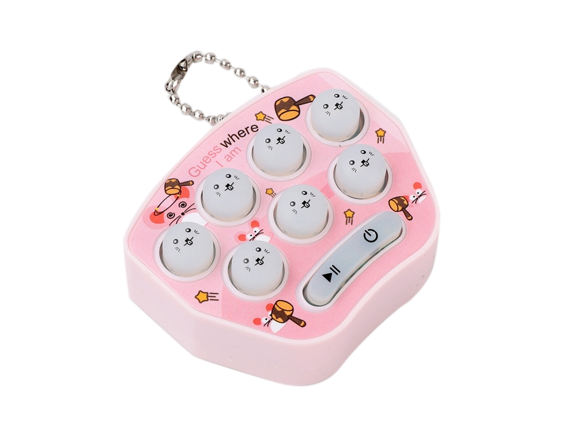Mini Hamster Brinquedo de Memória, Chaveiro com Botão Eletrônico, Brinquedo Portátil para Crianças