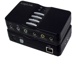 Caixa de Som LOGILINK 7.1 Usb 8 Canais Preta