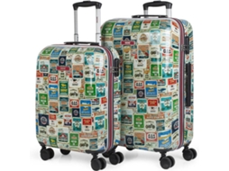 Conjunto de 2 Malas de Viagem SKPAT Juvenil Multicor (35/70 L)